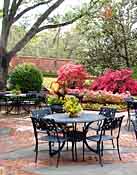 Outdoor Dining - Dunleith Mansion, Natchez, Mississippi