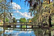 Centennial Park Fountain - Edisto Memorial Gardens