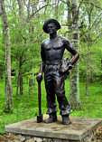 Florida Caverns CCC Statue - Florida Caverns State Park