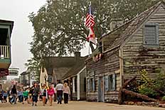 St George Street and Old Schoolhouse - St Augustine, Florida