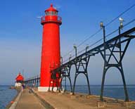 Grand Haven Lighthouse - Grand Haven, Michigan