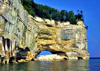 Grand Portal Point - Pictured Rocks National Seashore, Melstrand, Michigan