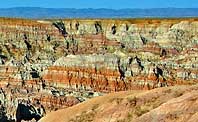 Hells Half Acre Rock Layers - Powder River, Wyoming