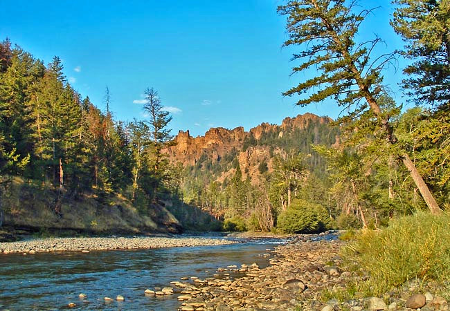 North Fork Shoshone River - Wapiti, Wyoming