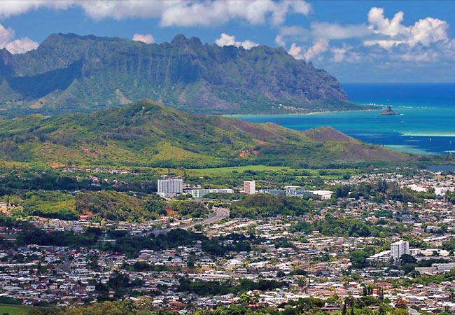 Pali Overlook - Pali Wayside Park, Oahu County, Hawaii