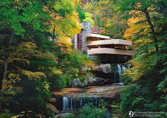 Fallingwater, the Kaufmann Residence - Bear Run Nature Reserve, Pennsylvania