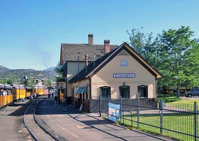 Durango Train Depot - Durango-Silverton Narrow Gauge Railway, Colorado