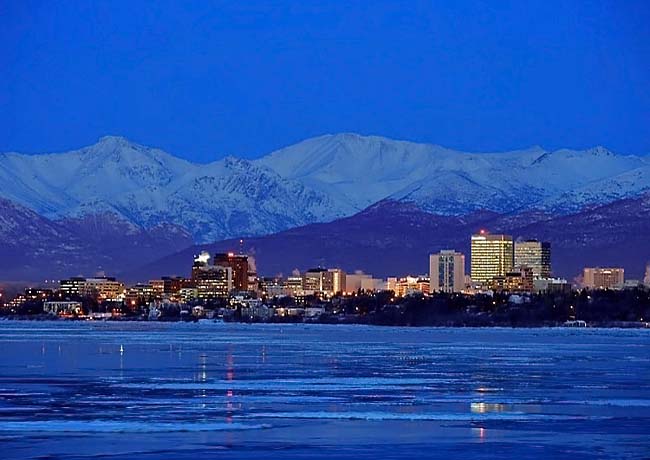 Anchorage Skyline - Alaska