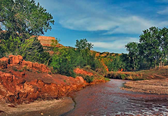 Prairie Dog Town Branch - Red River - Palo Duro Canyon, Texas