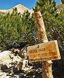 JMT - Selden Pass Trail Sign