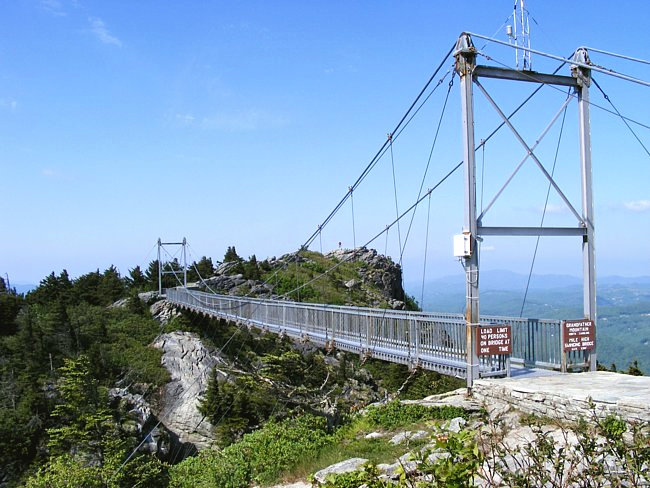 Grandfather Mountain Swinging Bridge -  North Carolina