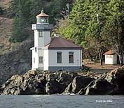 Lime Kiln Lighthouse - Lime Kiln State Park, San Juan Island, WA