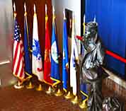 Louisiana Memorial Plaza Flag Display