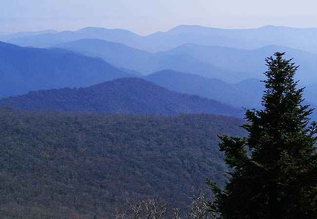 Blue Ridge Mountain View - Brasstown Bald Visitor Center, Blairsville, Georgia