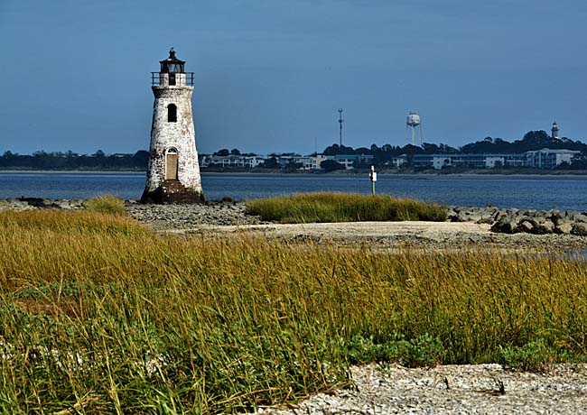 Cockspur Island Lighthouse - Fort Pulaski National Monument, Georgia