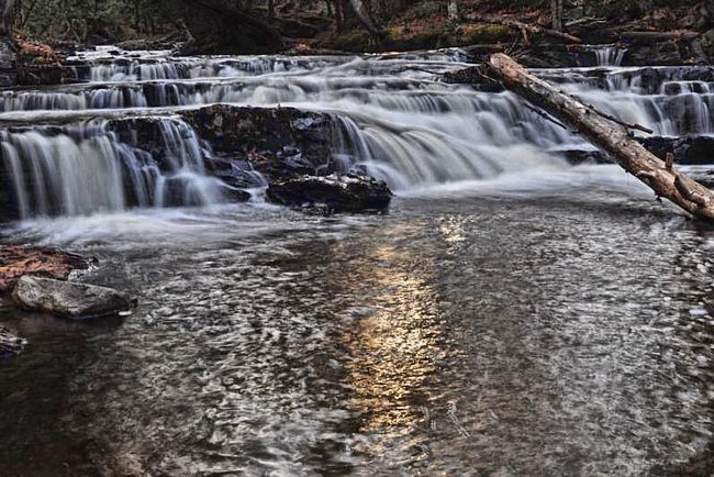 Black Slate Falls - Arvon Township, Michigan