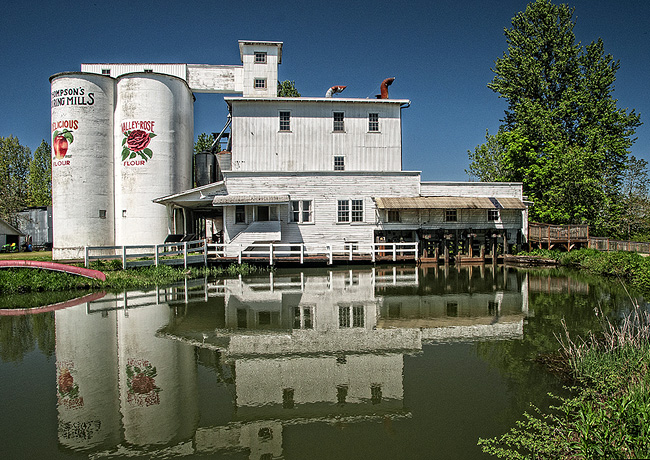 Thompson's Flouring Mills - Thompsons Mills State Heritage Site, Shedd, Oregon