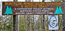 Montreal River Scenic Overlook and Access Trail - Saxon, Michigan