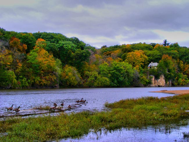 Cedar River - Palisades-Kepler State Park , Cedar Rapids, Iowa