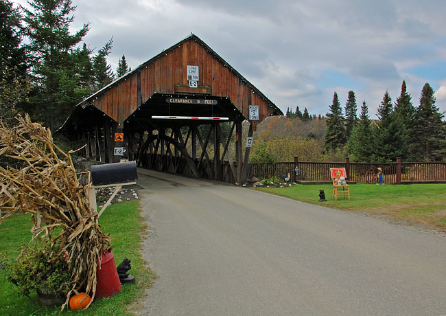 Happy Corner Covered Bridge - Pittsburg, New Hampshire