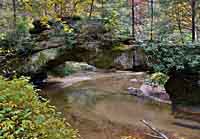 Rock Bridge (near side) - Pine Ridge, Kentucky