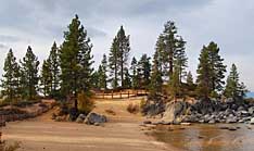 Beach and Boardwalk - Sand Harbor State Park, Nevada