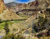 Dirt tracks and foot trails - Smith Rock State Park, Terrebonne, Oregon