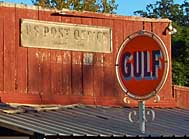 Faded Post Office Marquee - Telegraph, Texas