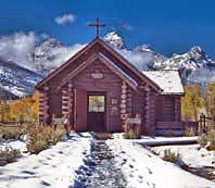 Transfiguration Chapel Entry - Moose, Wyoming